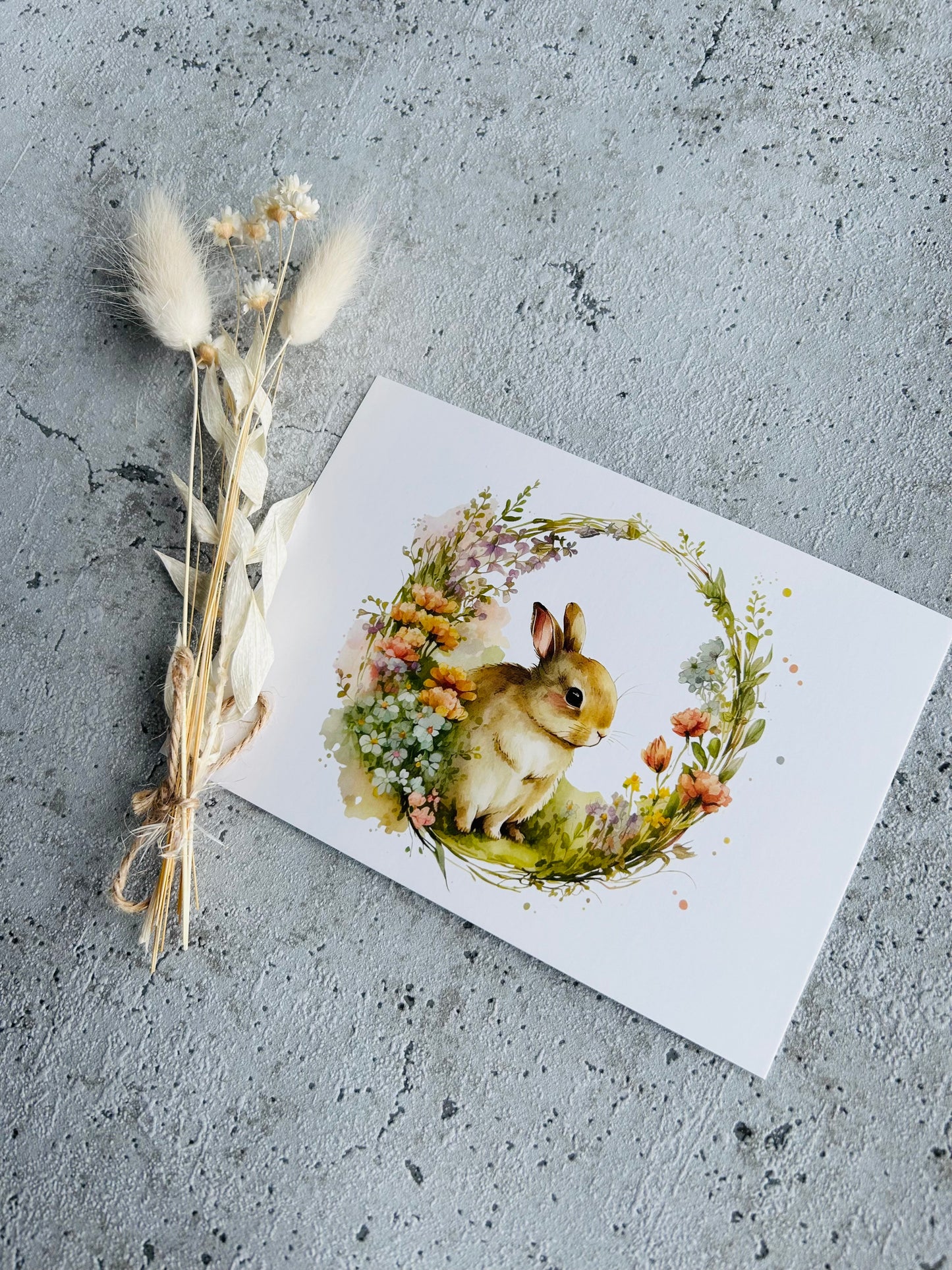 Osterkarte • BOHO Loop Ostern • Aquarell