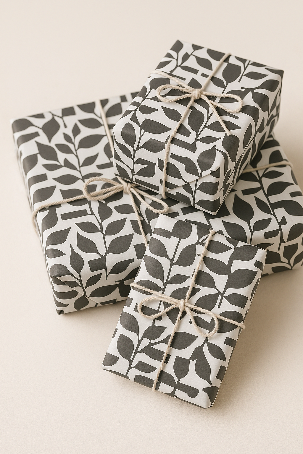 Seidenpapier • Schwarz Weiß • 10 Blatt