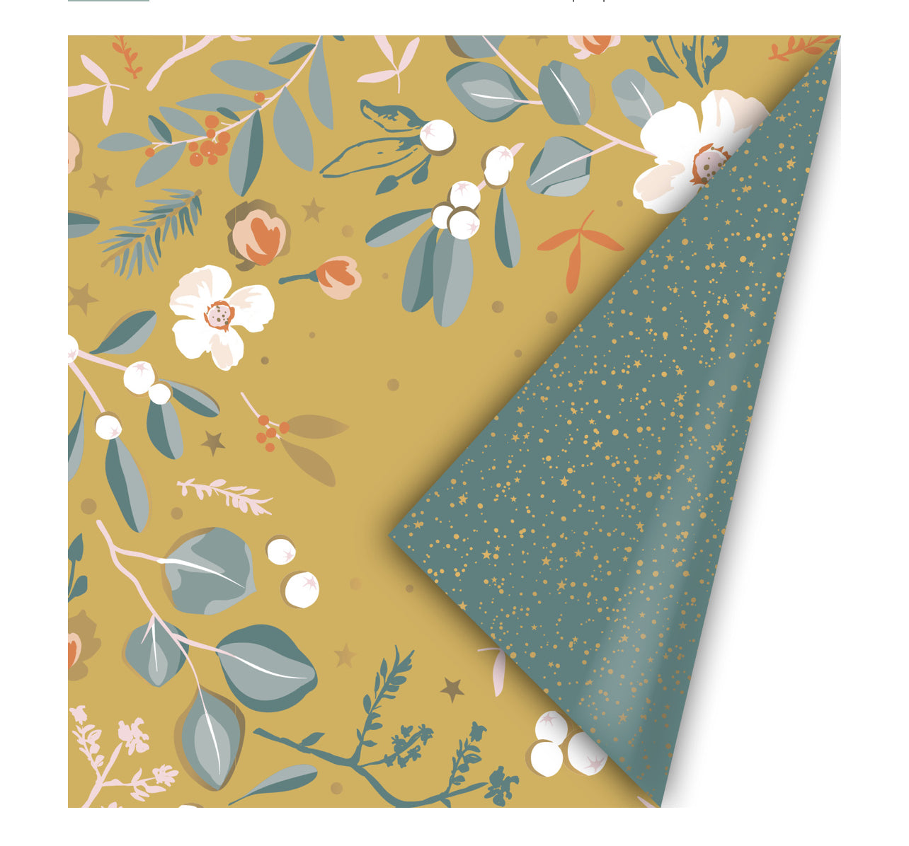 Papier Taschen •Blumen Senfgelb •10 Stk