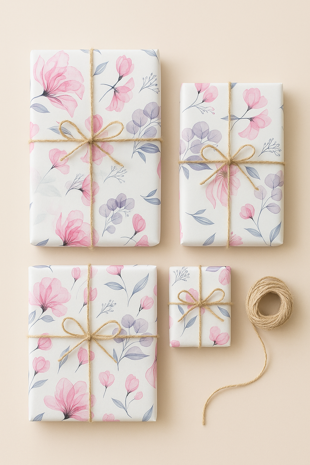 Seidenpapier •Aquarell Flowers • Eigenproduktion
