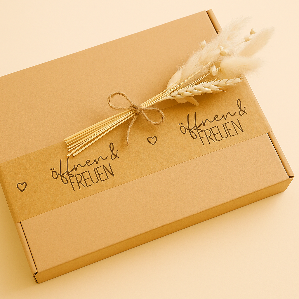 Papierklebeband 50 mm x 55 m • öffnen & FREUEN •