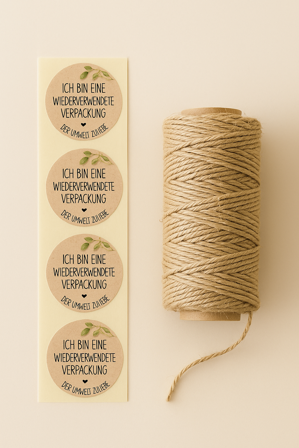 Sticker Nachhaltigkeit Verpackung 10 Stk.