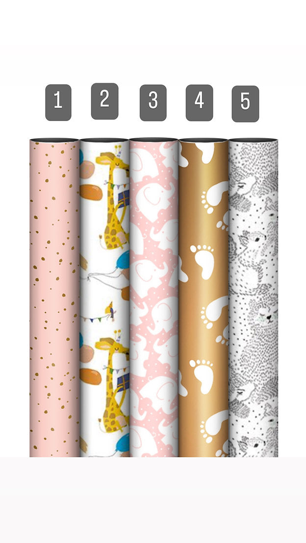 Geschenkpapier Kinder SET ODER EINZELN 70x200 cm