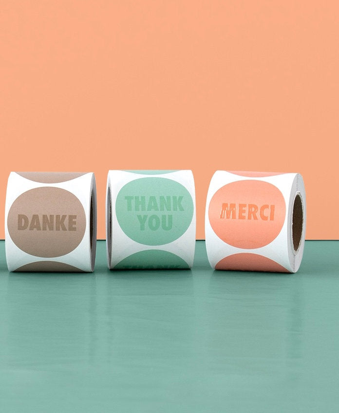 Sticker • danke • uv spot 10 Stk