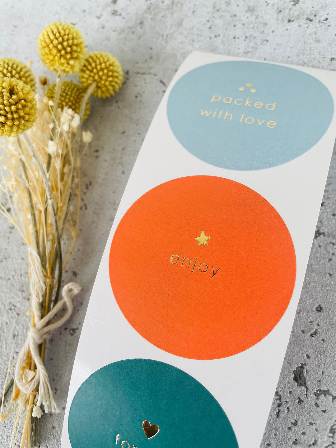 Sticker • packed with love • 10 Stk