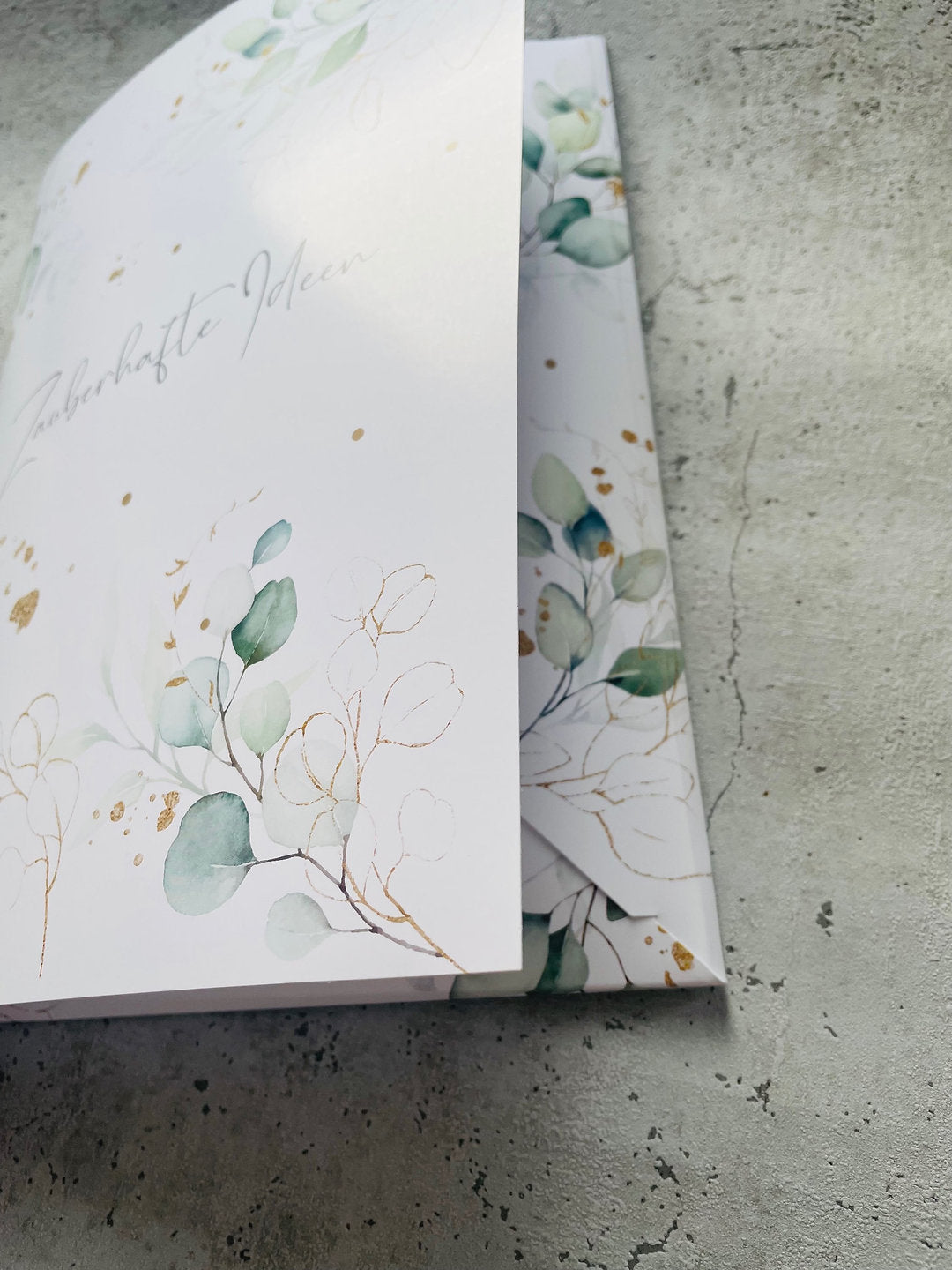 Mappe A4 im Eukalyptus Design