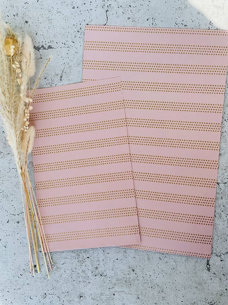 Papier Taschen •goldenes Rosé• 10 Stk