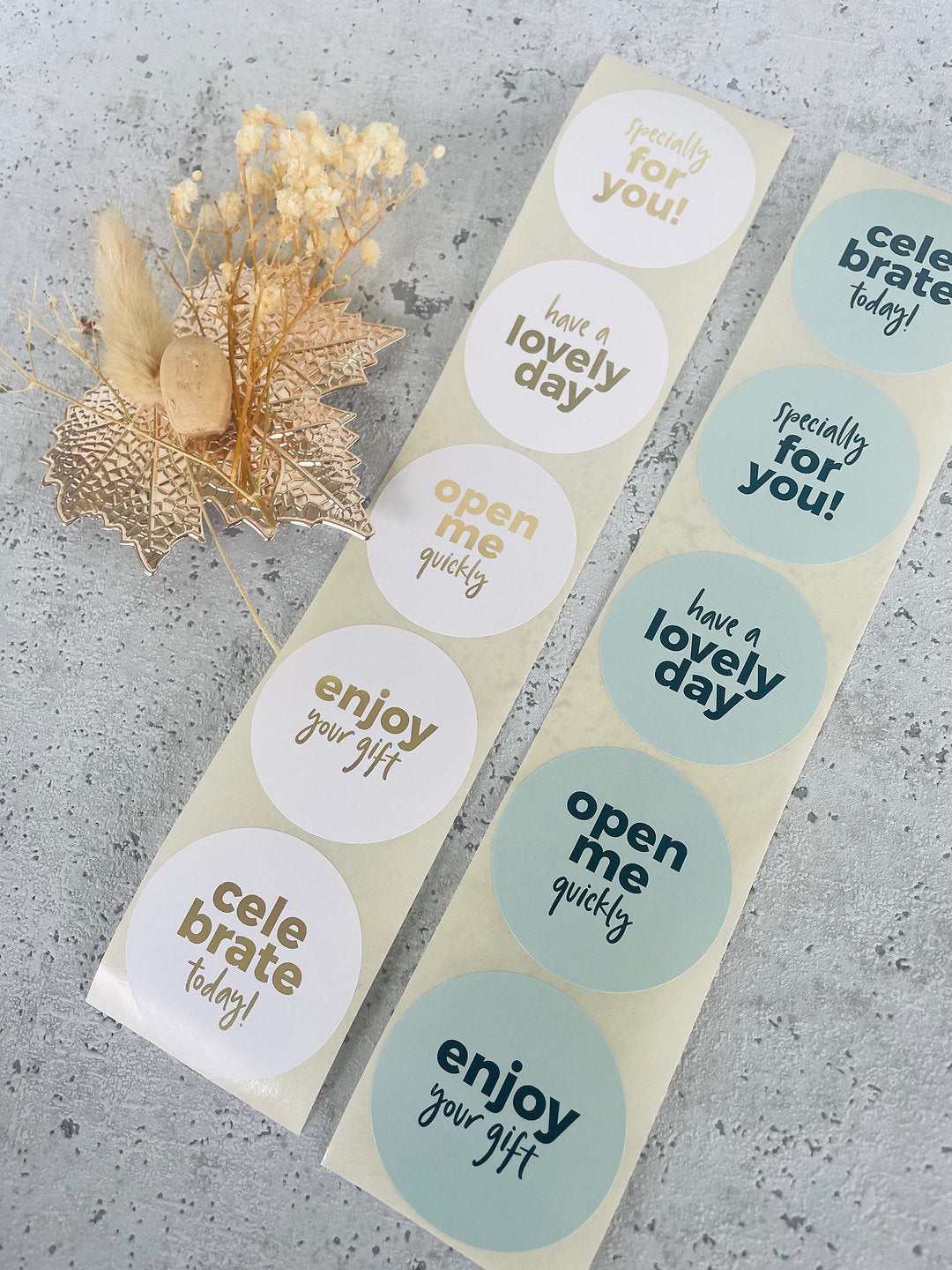 Sticker enjoy gold 10 Stk