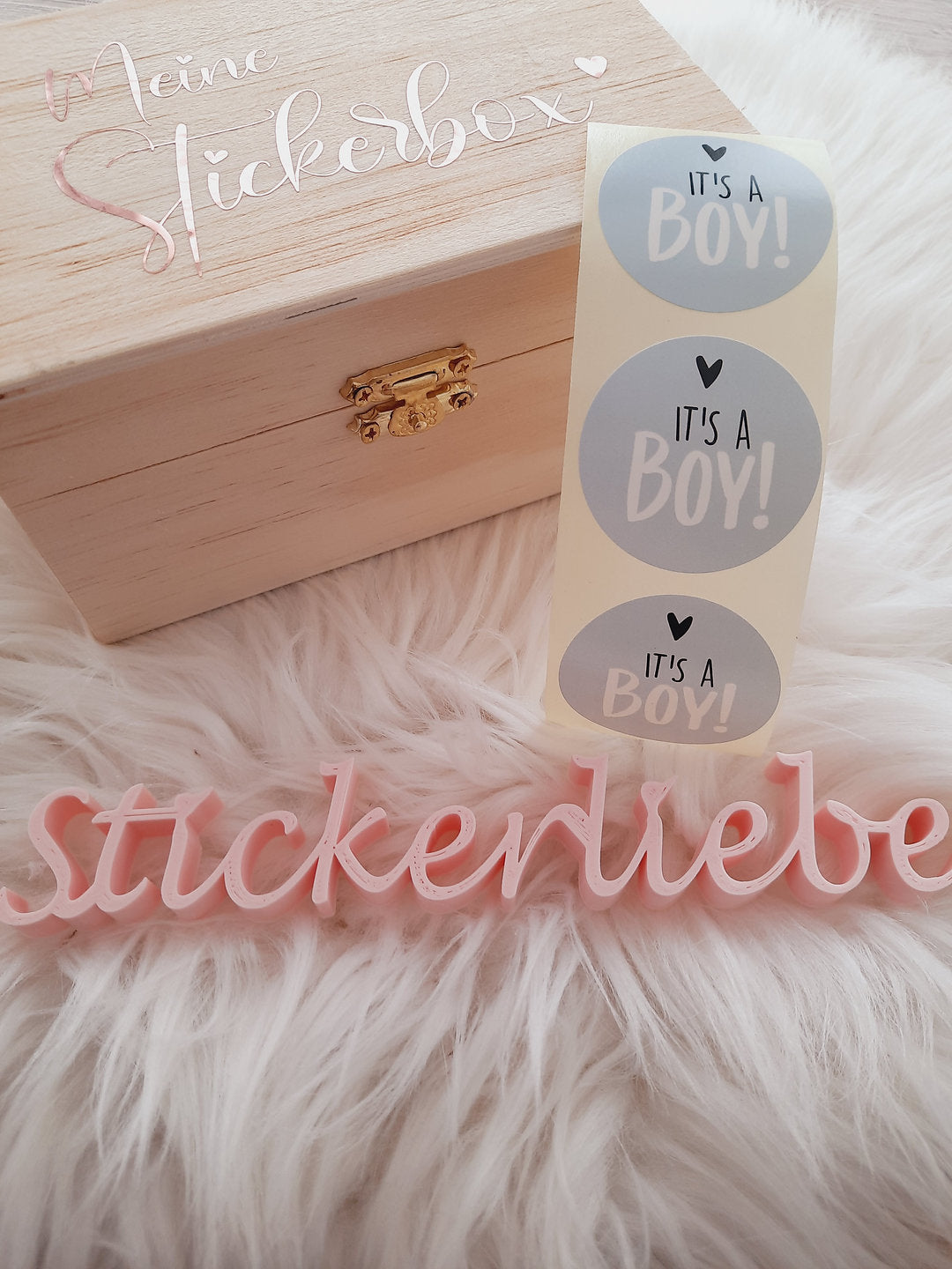 Sticker Its a Boy Blau 250 Stück