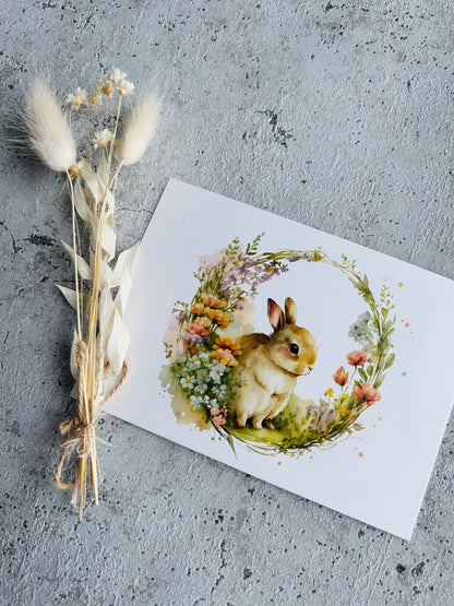 Osterkarte  • BOHO Loop Ostern • Aquarell