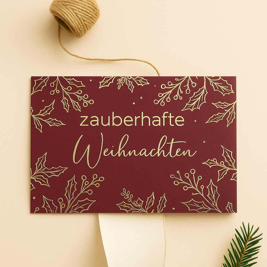 Karte  • zauberhafte Weihnachten •