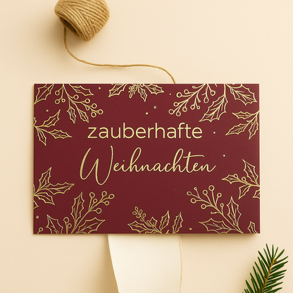 Karte  • zauberhafte Weihnachten •