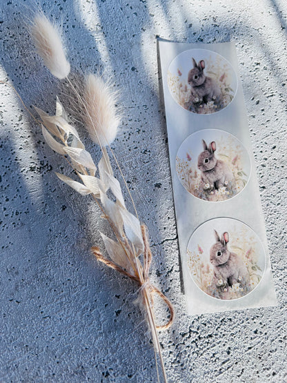 Sticker Aquarell Hase 10 Stk.