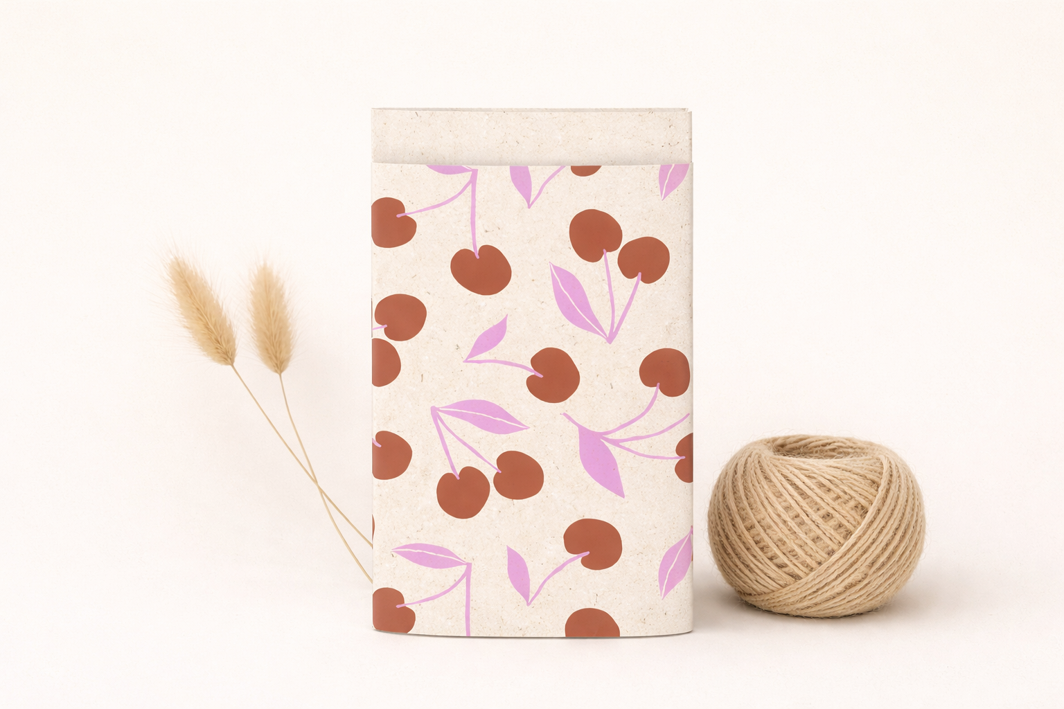 Papier Taschen  • Kirsche Kraftpapier •10 Stk