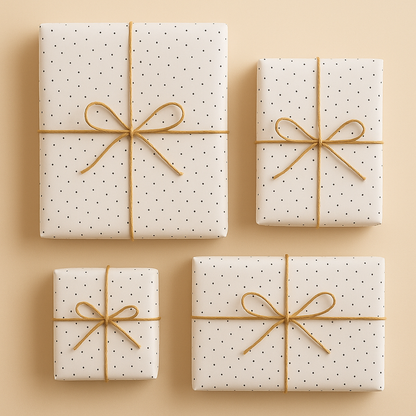 Seidenpapierblätter 50x35cm Punkte