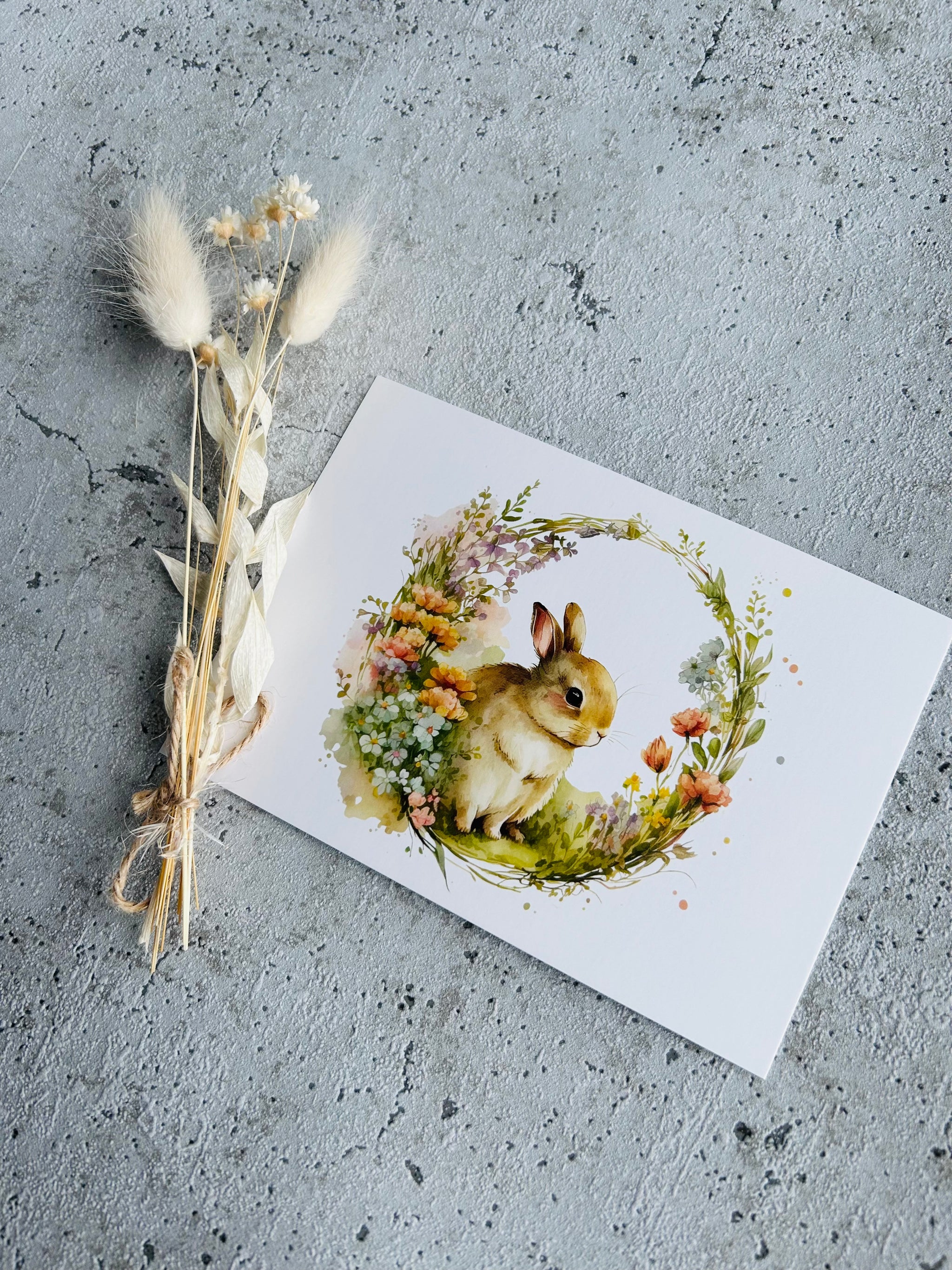 Osterkarte  • BOHO Loop Ostern • Aquarell