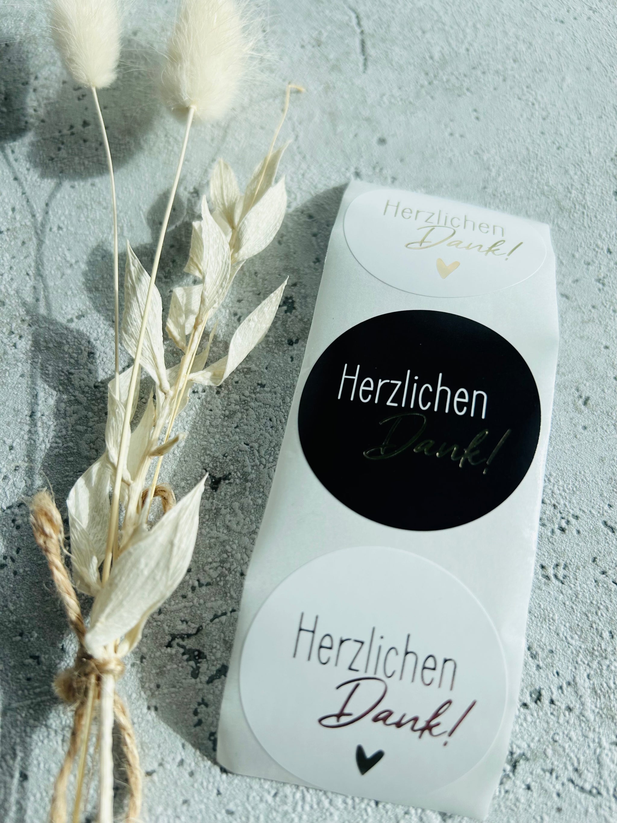 Sticker • herzlichen Dank • 10 Stk