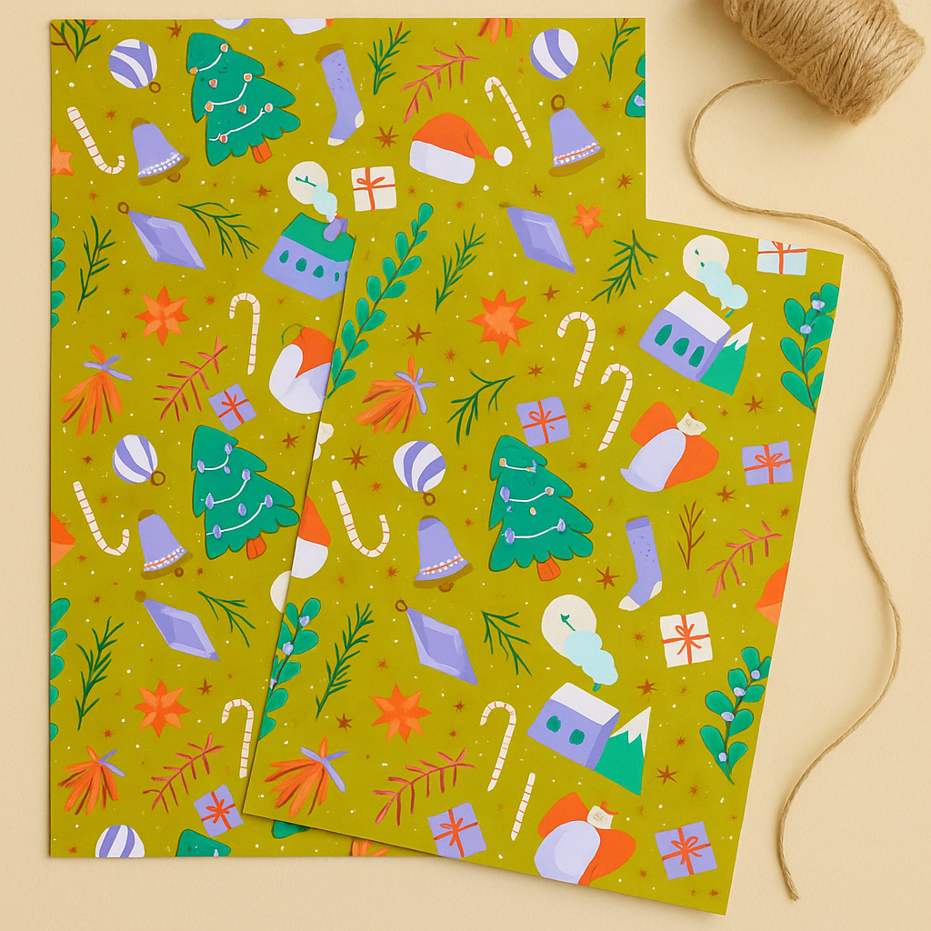 Papier Taschen  •Weihnachten •10 Stk