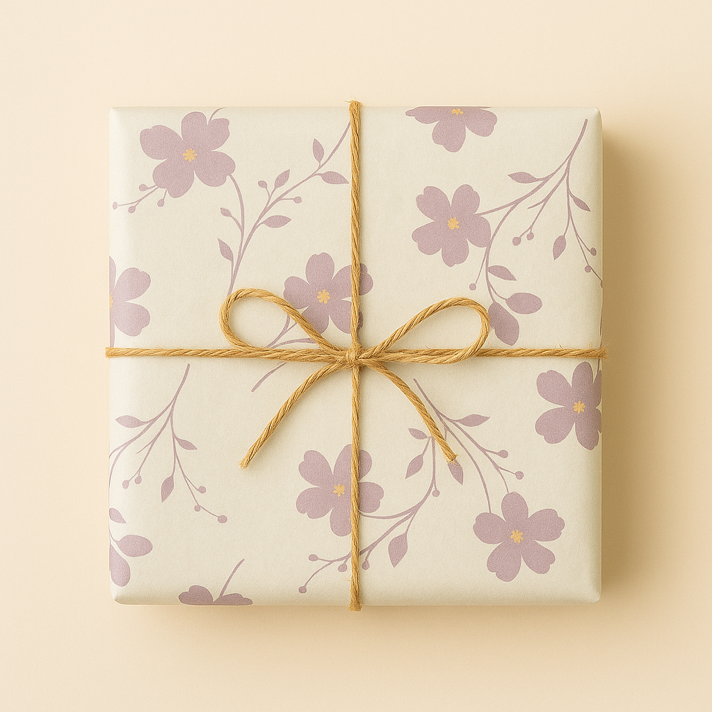 Seidenpapier •Blumen lila• Eigenproduktion 10 Blatt