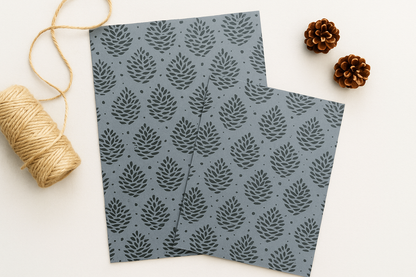 Papier Taschen  •Tanne schwarz•10 Stk