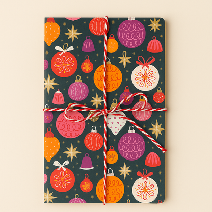 Papier Taschen  • Christmas Kugeln •10 Stk