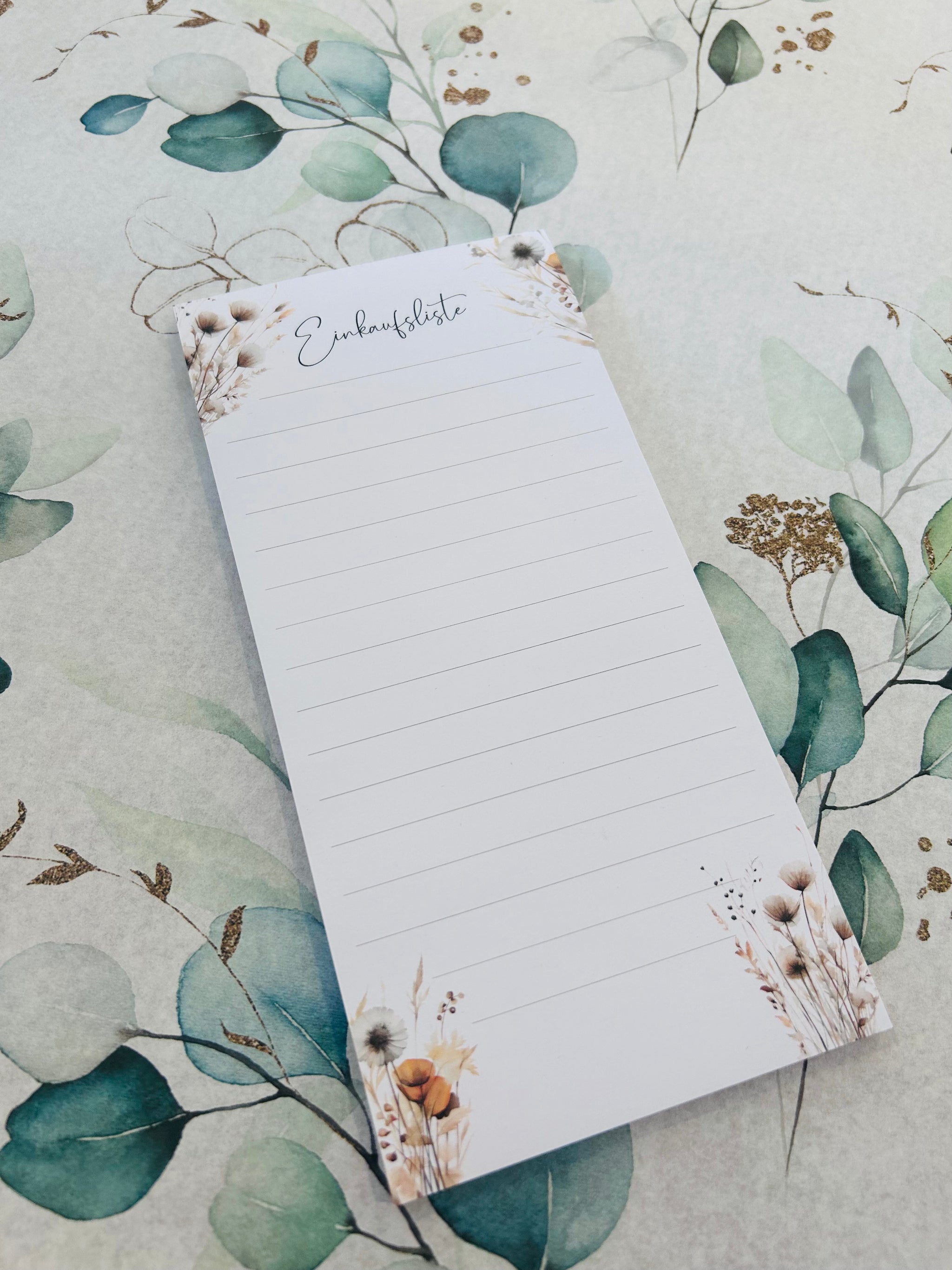 Notizblock Einkaufsliste • boho • Eigenproduktion