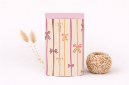 Papier Taschen  • Geschenk Schleife •10 Stk