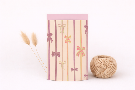 Papier Taschen  • Geschenk Schleife •10 Stk