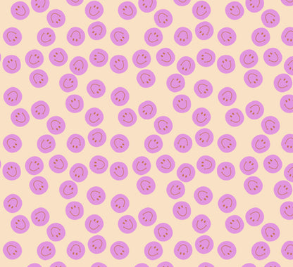 Blockbodenbeutel SMILEYS PINK