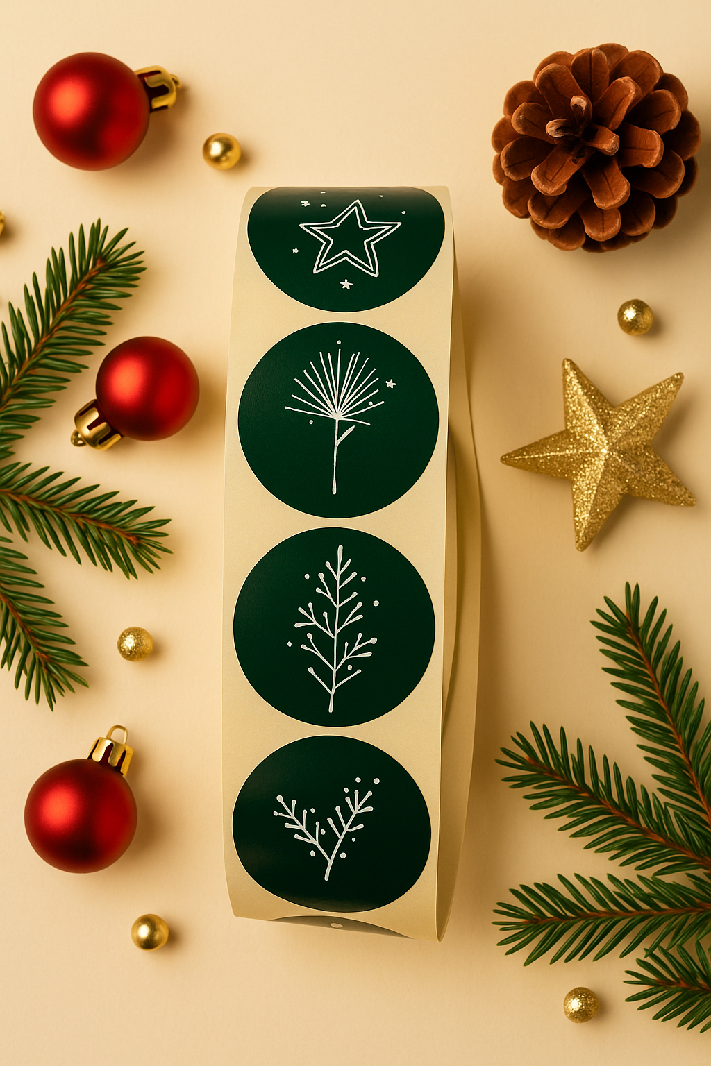 Sticker • Weihnachten gemischt • Eigenproduktion 10 Stk