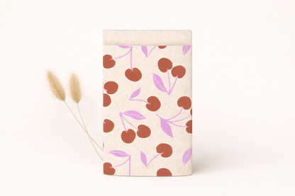 Papier Taschen  • Kirsche Kraftpapier •10 Stk