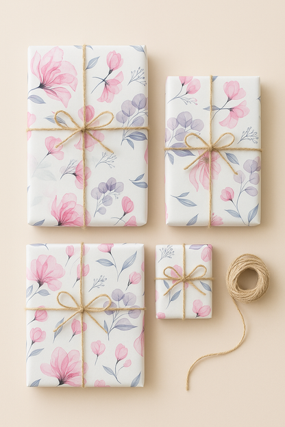Seidenpapier •Aquarell Flowers • Eigenproduktion