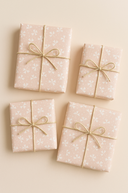 Seidenpapier •Kleeblatt rosa•