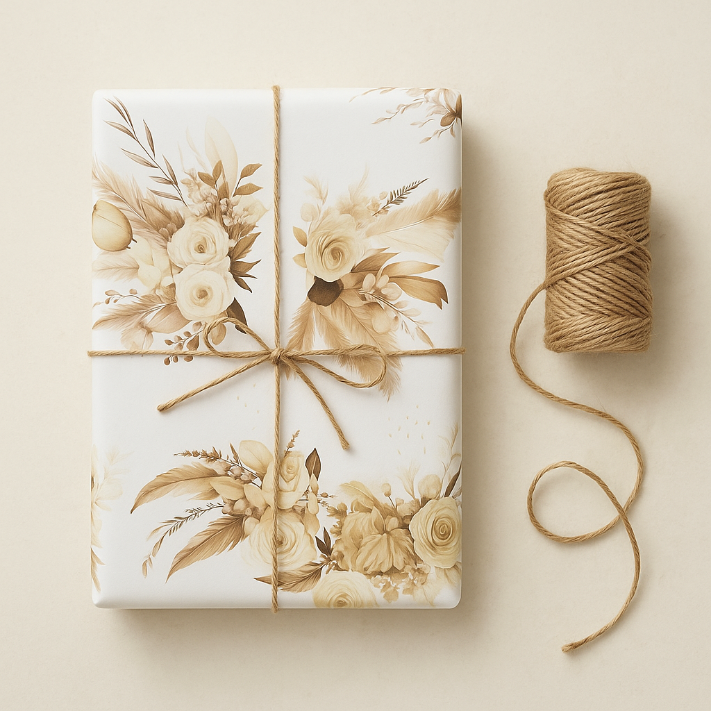 Seidenpapier • BOHO vintage Flower • 10 Blatt