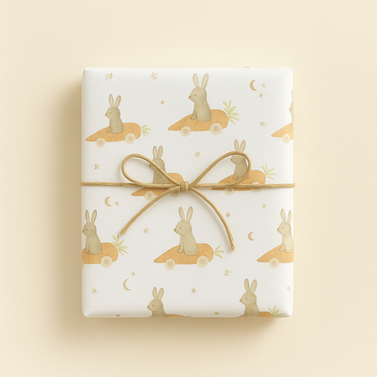 Seidenpapier Häschenauto Eigenproduktion