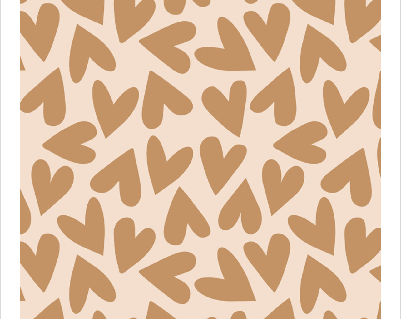 Seidenpapier Herzen nude brown Design
