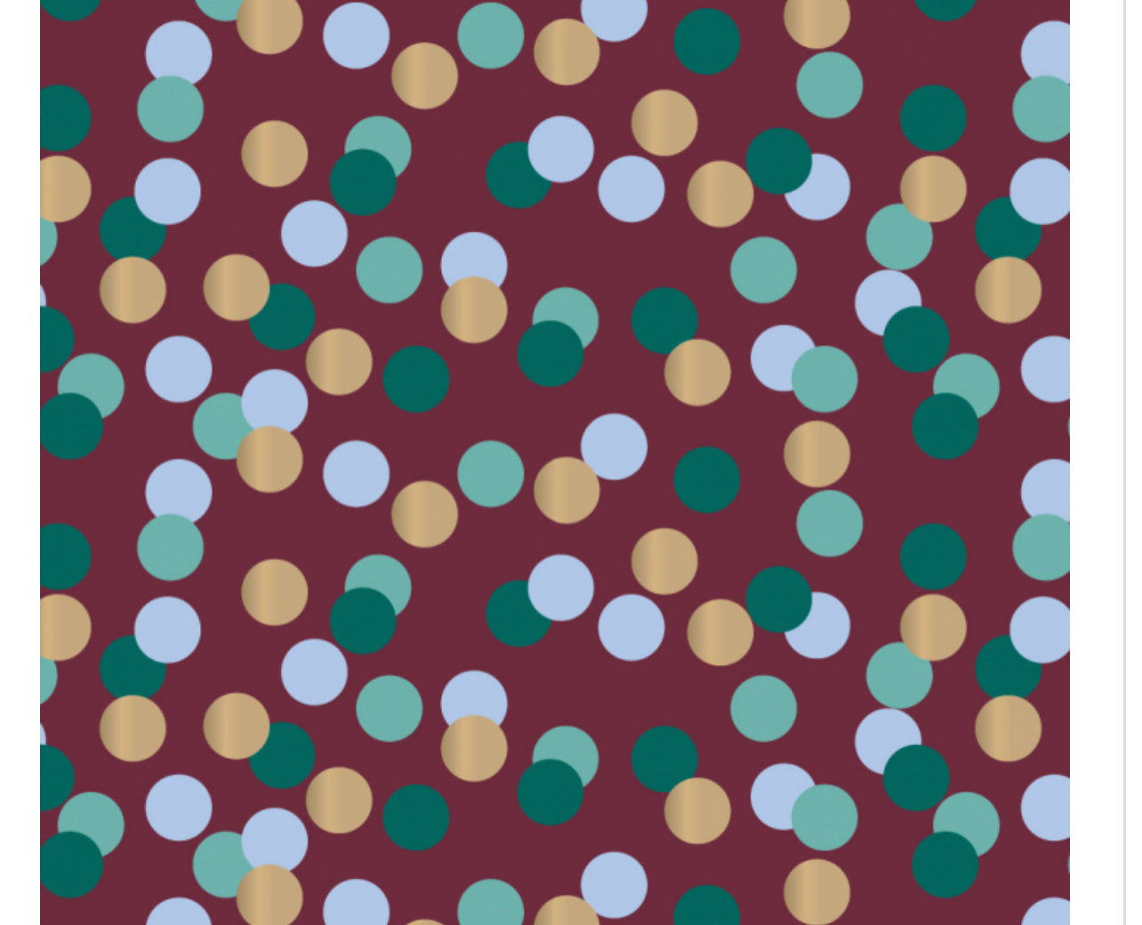 Geschenkbox (Kissen) Konfetti Gold