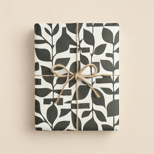 Seidenpapier • Schwarz Weiß • 10 Blatt