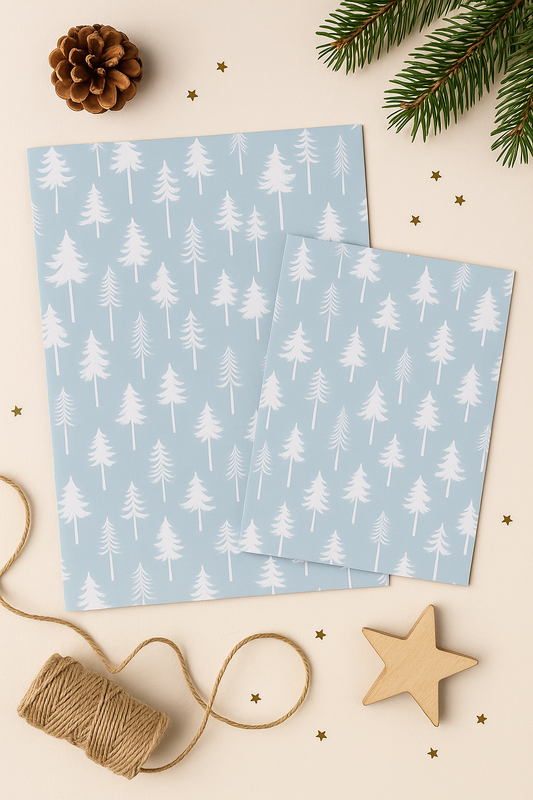 Papier Taschen  •Tannenbaum /Stars gold• 10 Stk