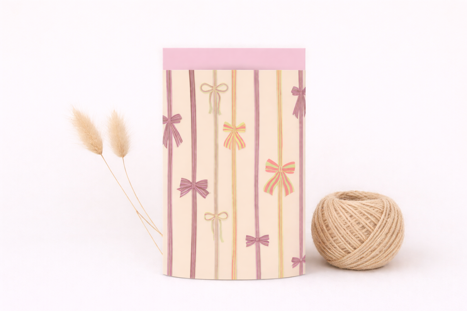 Papier Taschen  • Geschenk Schleife •10 Stk