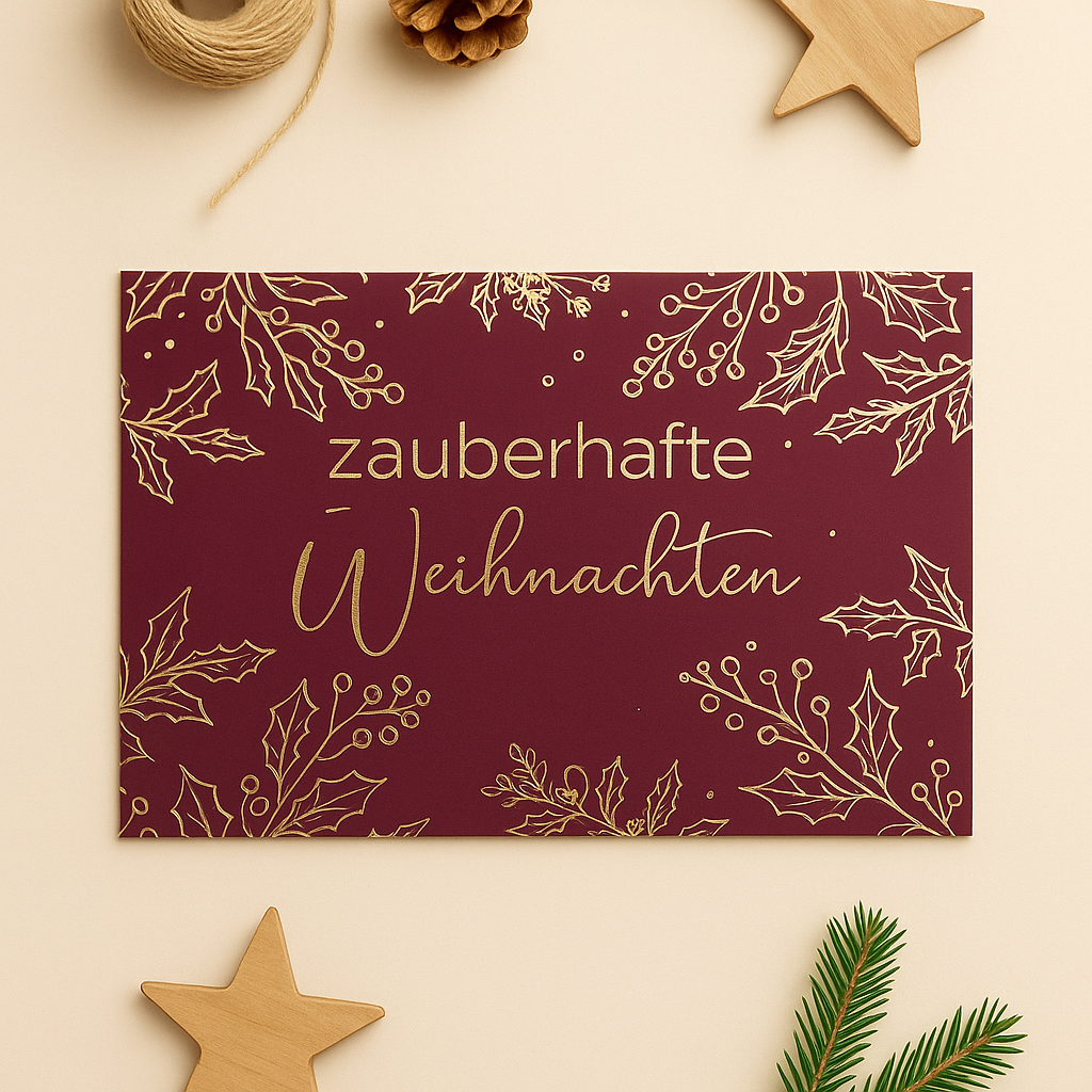 Karte  • zauberhafte Weihnachten •