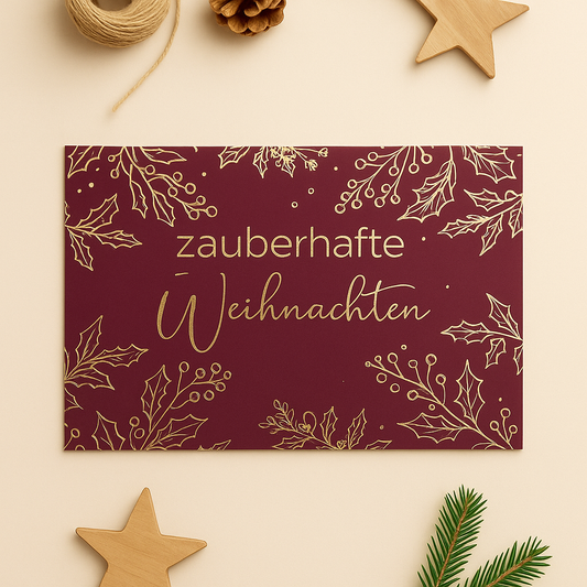 Karte  • zauberhafte Weihnachten •
