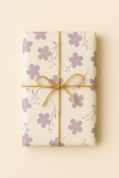 Seidenpapier •Blumen lila• Eigenproduktion 10 Blatt