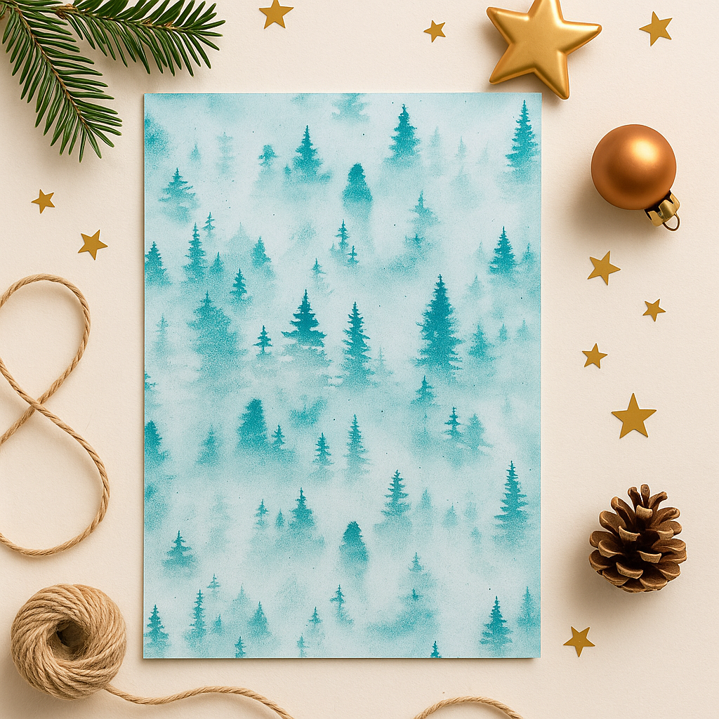 Papier Taschen  •Tannenbaum • 10 Stk grün