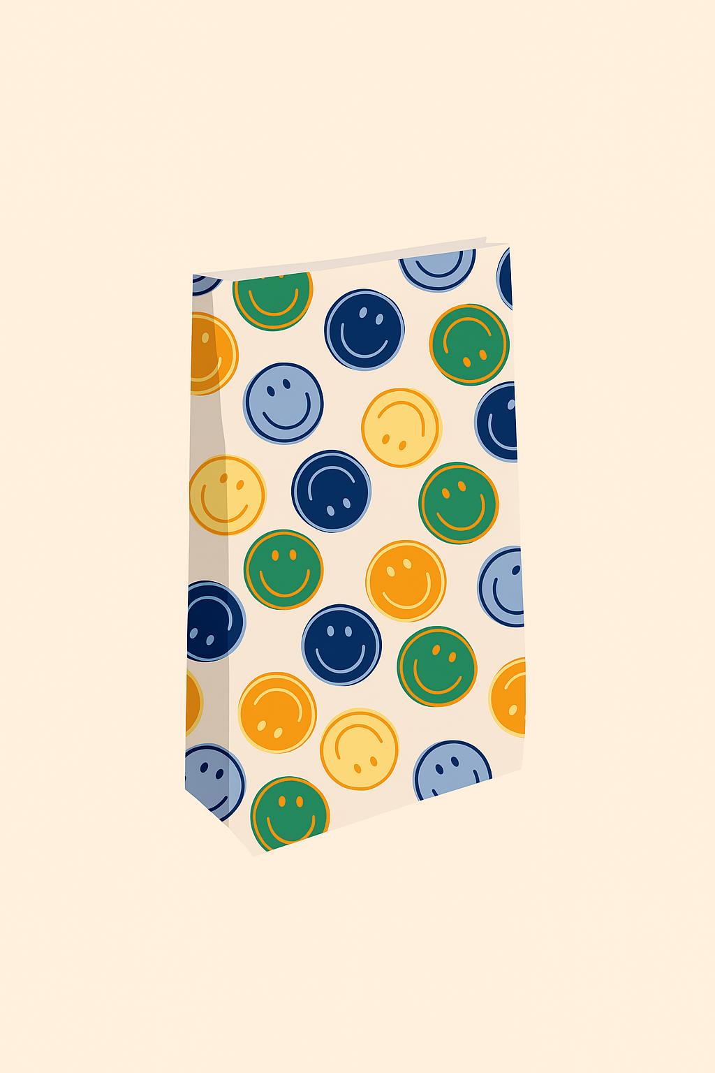 Blockbodenbeutel Konfetti