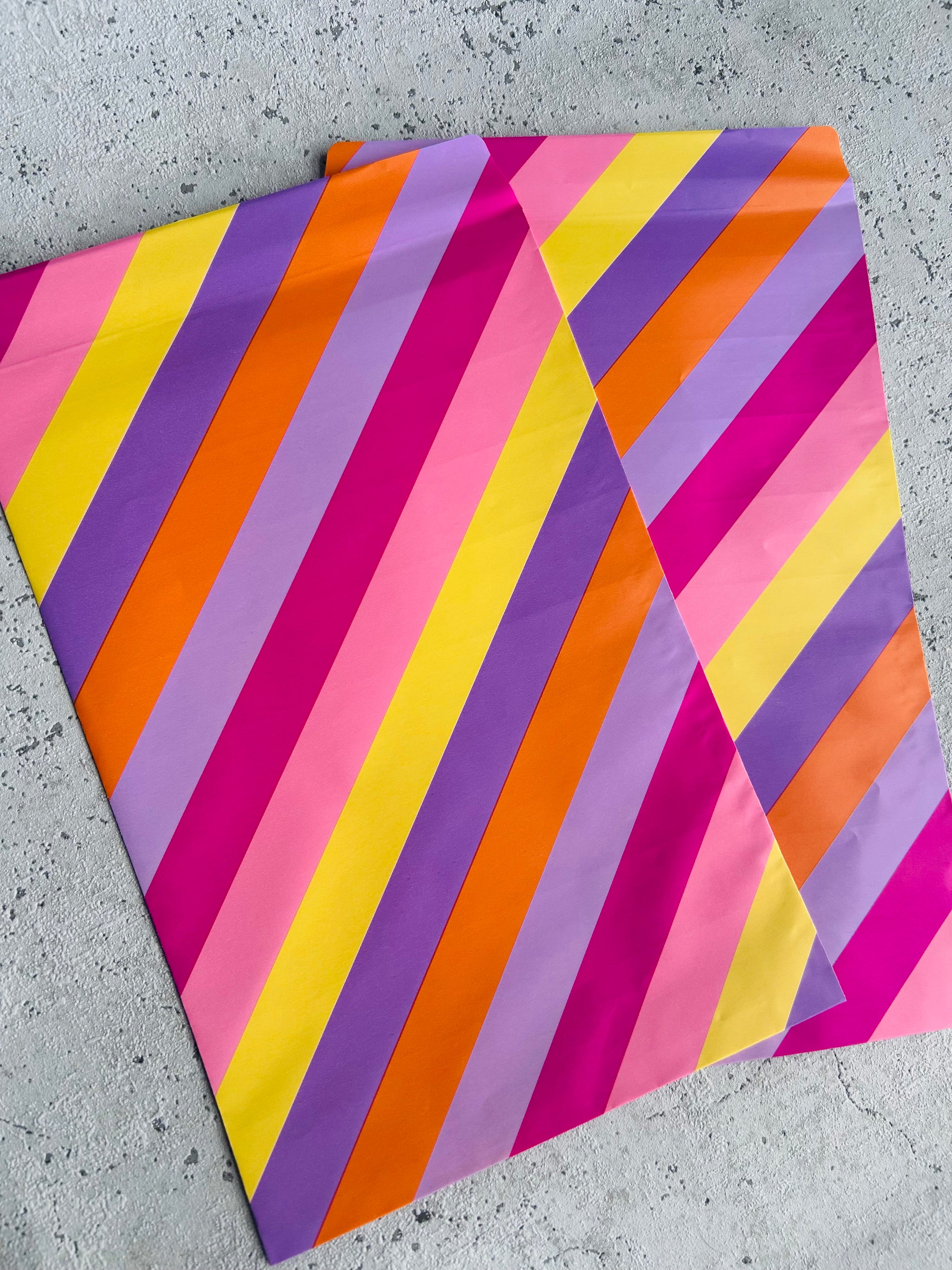 Papier Taschen • STRIPES PINK • 10 Stk