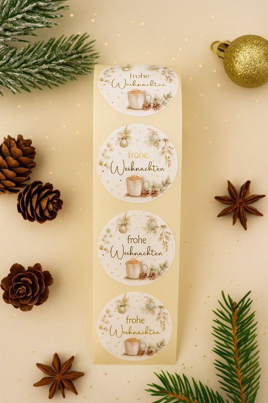 Sticker • Vintage Christmas • Eigenproduktion 10 Stk