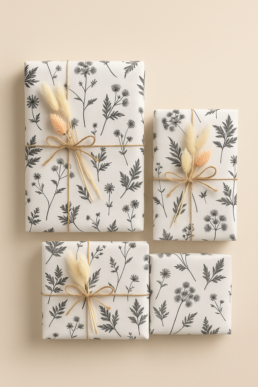 Seidenpapier •Black Flowers•