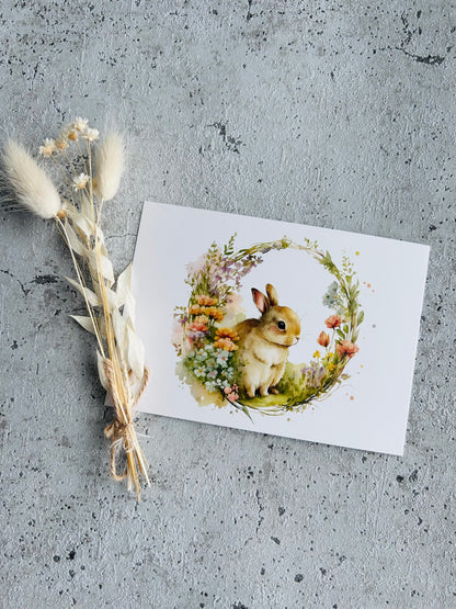 Osterkarte  • BOHO Loop Ostern • Aquarell