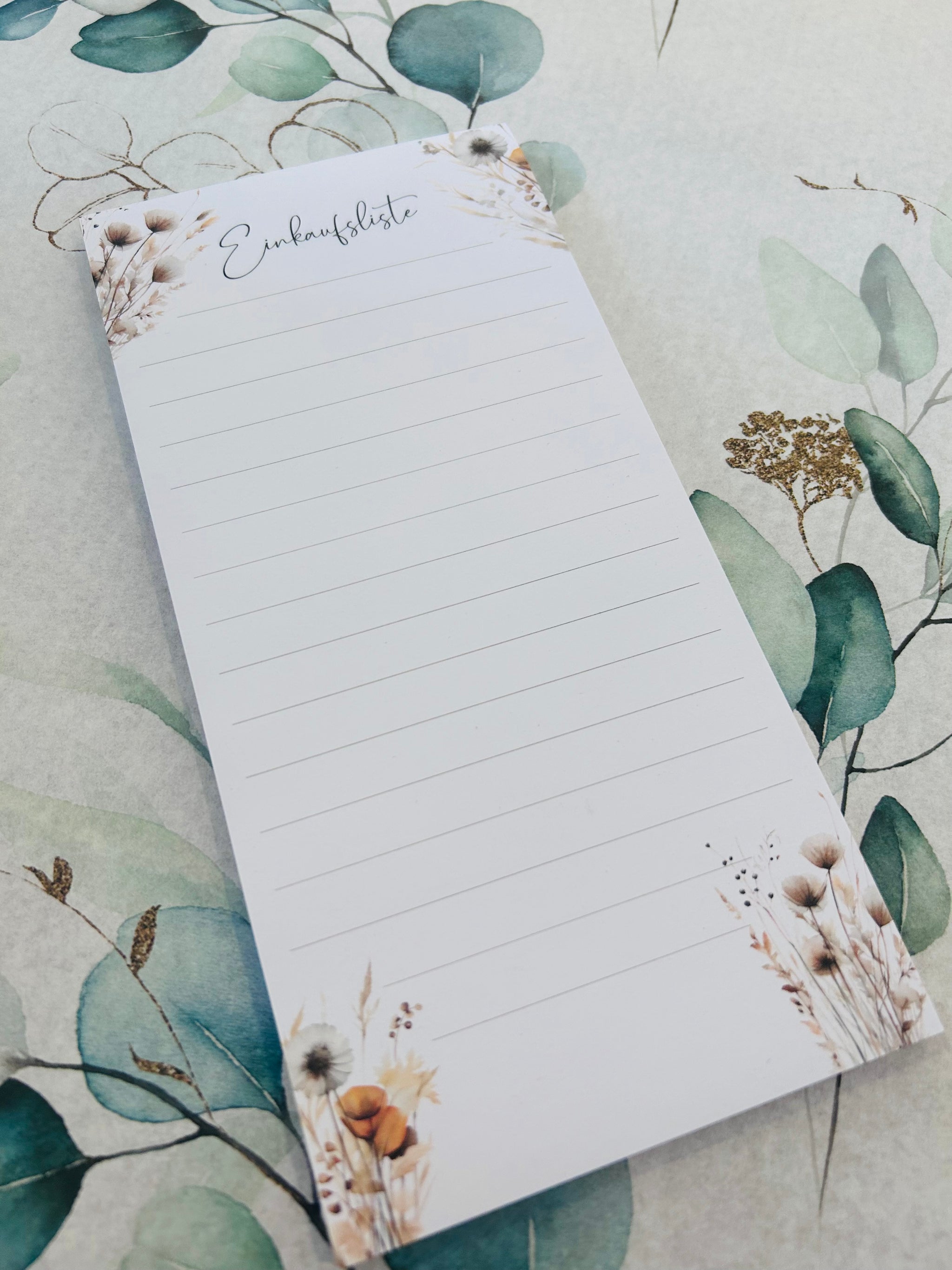 Notizblock Einkaufsliste • boho • Eigenproduktion